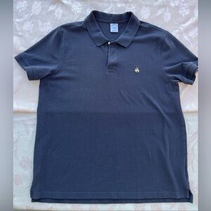 BROOKS BROTHERS MEN'S 1818 SLIM FIT SHORT SLEEVE POLO SIZE XXL COTTON NAVY